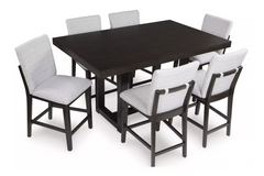 Neymorton Dining Room Counter Table and 6 Chairs