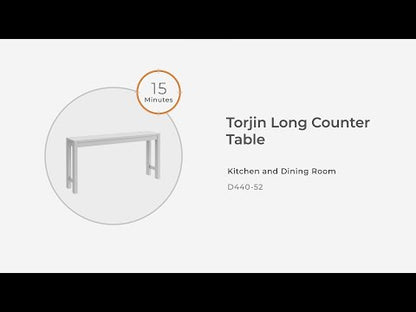 Torjin Counter Height Dining Table