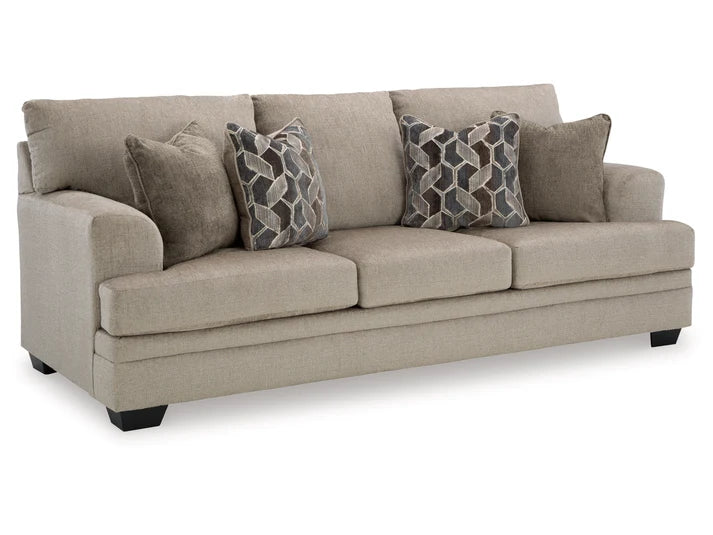Stonemeade Sofa, Loveseat and Oversized Chair; Taupe