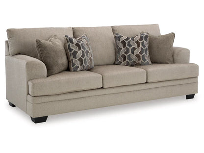 Stonemeade Sofa, Loveseat and Oversized Chair; Taupe