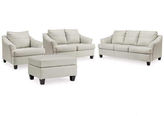 Genoa Sofa Set;Coconut