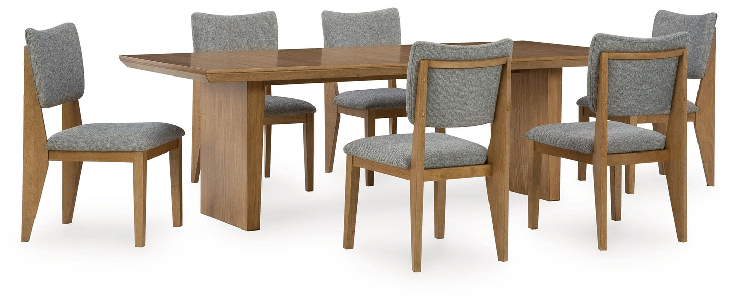 Sherbana EXT Dining Table and Chairs (Set of 7)