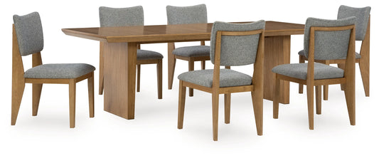 Sherbana EXT Dining Table and Chairs (Set of 7)