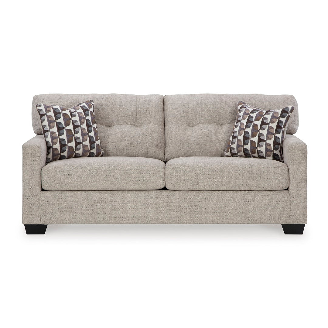 Mahoney Sofa & Loveseat; Pebble