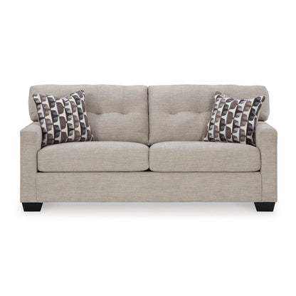 Mahoney Sofa & Loveseat; Pebble
