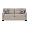 Mahoney Sofa & Loveseat; Pebble