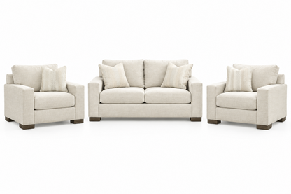 Maggie Loveseat and 3 Chairs; Birch