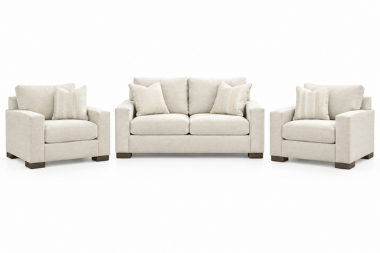 Maggie Loveseat and 2 Chairs; Birch
