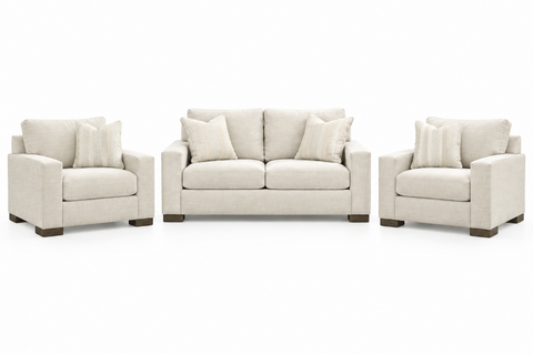 Maggie Loveseat and 2 Chairs; Birch