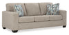 Deltona Sofa, Loveseat and Recliner (Parchment)