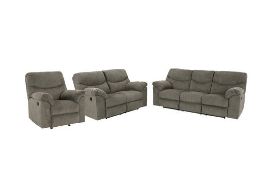 Alphons Reclining Sofa, Loveseat and Recliner
