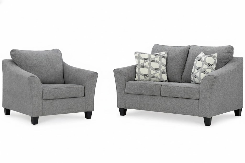 Mathonia Chair and Loveseat