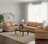 Gaelon Sofa Set; Toffee
