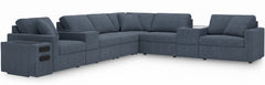 Modmax 9-Piece Sectional with Audio System; Ink