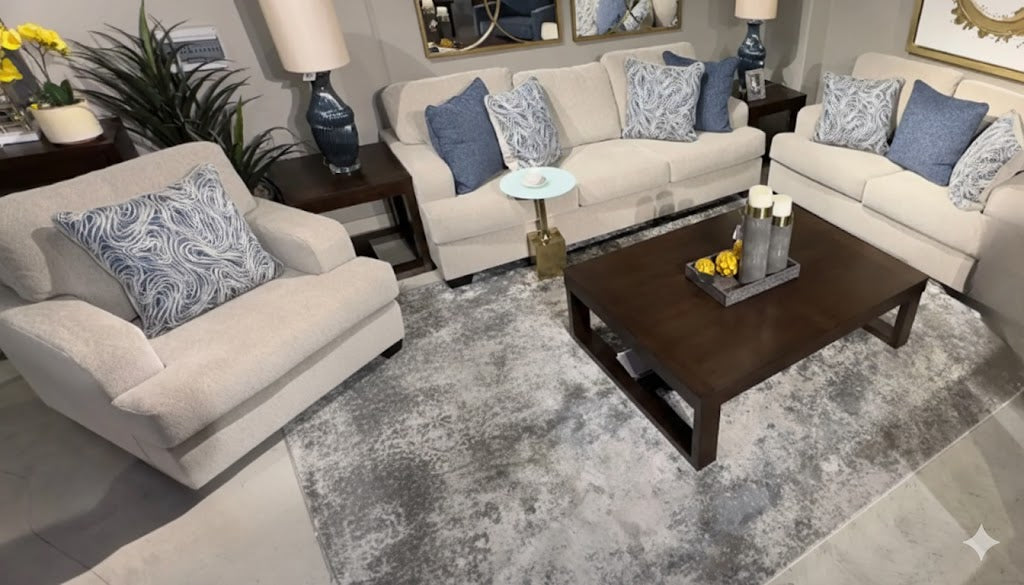 Scottsveal Sofa Set; Sepia