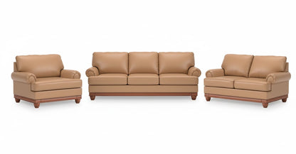 Stoughton Sofa Set; Toffee