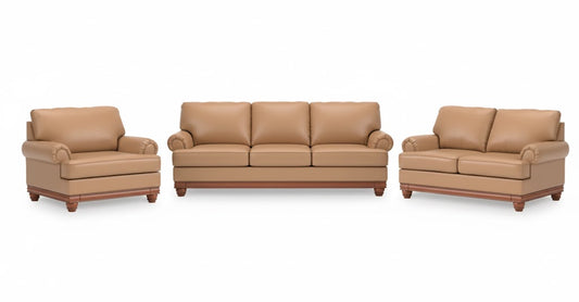 Stoughton Sofa Set; Toffee