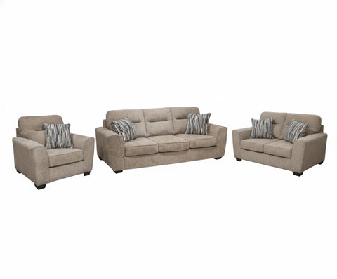 Olten Sofa Set; Mocha