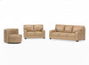 Padova Sofa Set; Toffee