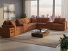 Modmax 9-Piece Sectional with Audio System; Spice