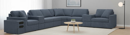 Modmax 9-Piece Sectional with Audio System; Ink